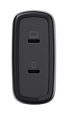 Trust Maxo GaN Laptoplader 65W - USB-C oplader – 2 USB-C poorten – 65W vermogen – Zwart - Afbeelding 5