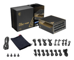 MSI MEG Ai1600T PCIE5 power supply unit 1600 W 24-pin ATX ATX Zwart - Afbeelding 5