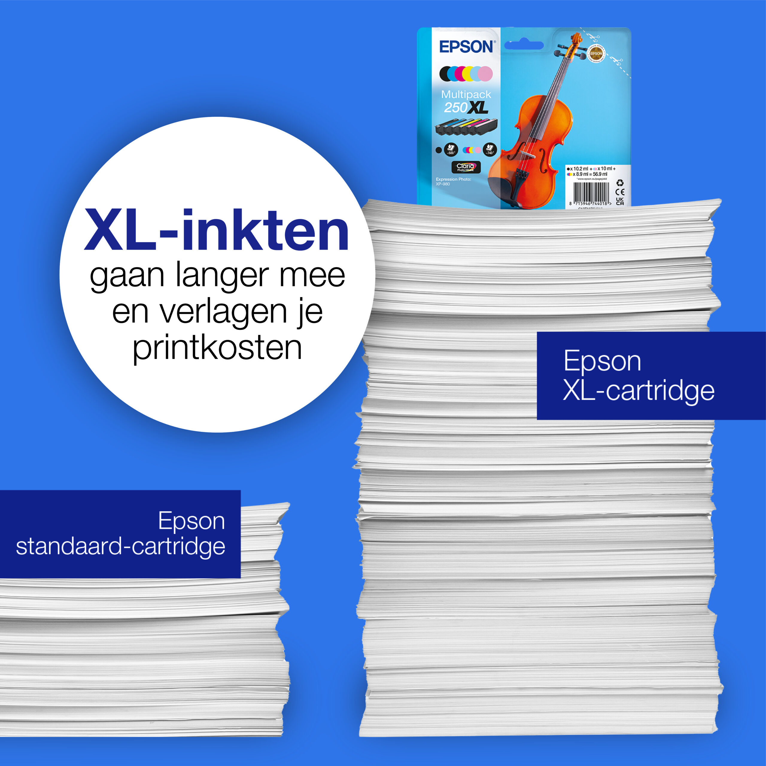Epson Multipack, 6 kleuren 250XL Viool Claria Photo HD-inkt - Afbeelding 6