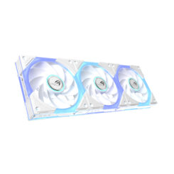 ASUS ROG Eurux GR120 ARGB Reverse Fan White Edition - Triple Pack Computer behuizing Ventilator 12 cm Wit 3 stuk(s)