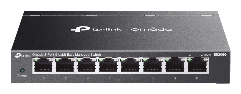 TP-Link Omada ES208G netwerk-switch Managed L2 Gigabit Ethernet (10/100/1000) Zwart - Afbeelding 2