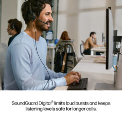 HP Poly Mission 425 Stereo USB Wired Headset - Afbeelding 4