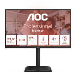 AOC 24E4U computer monitor 60,5 cm (23.8") 1920 x 1080 Pixels Full HD LED Zwart - Afbeelding 3