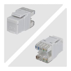 StarTech.com Cat6 Keystone Jack, 24 Stuks, RJ45 Ethernet Keystone Jacks, UTP Cat6 Ethernet Jack voor Wandcontactdoos, 180 Graden, 110 Punch Down, Wit - Afbeelding 5