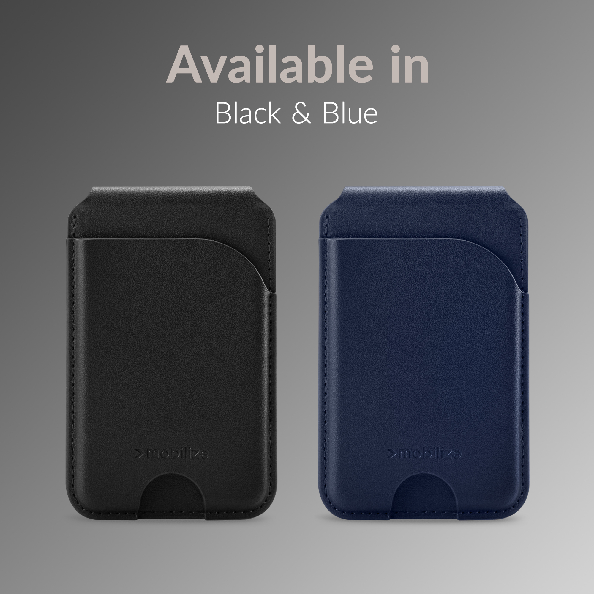 Mobilize MagSafe Compatible Magnet Card Holder with Stand Function Black - Afbeelding 8