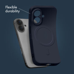 My Style Protective Flex Magsafe Compatible Case for Apple iPhone 16 Pro Midnight Blue - Afbeelding 2