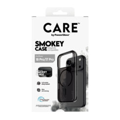PanzerGlass CARE™ by ® Smokey Case w. Black MagSafe iPhone 2026 Pro | 17 Pro mobiele telefoon behuizingen Hoes Transparant - Afbeelding 4