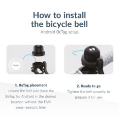 Beeep BeTag Android Tracker Black & Bicycle Bell - Afbeelding 9