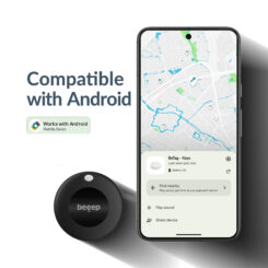 Beeep BeTag Android Tracker Black & Bicycle Bell - Afbeelding 2