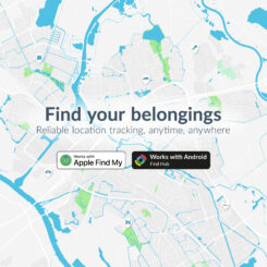 Beeep OneTag Apple Find My & Android Tracker - Dog Collar Tag - Black - Afbeelding 2