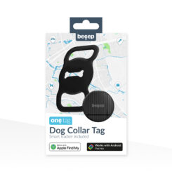 Beeep OneTag Apple Find My & Android Tracker - Dog Collar Tag - Black - Afbeelding 8