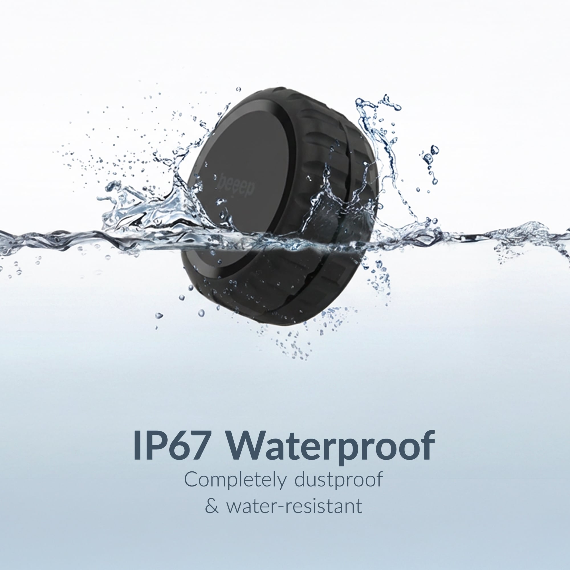 Beeep OneTag Apple Find My & Android Tracker - Waterproof Case - Black - Afbeelding 4