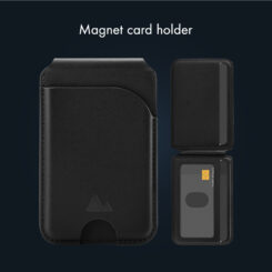 My Style MagSafe Compatible Magnet Card Holder with Stand Function Black