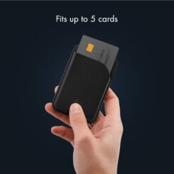My Style MagSafe Compatible Magnet Card Holder with Stand Function Black - Afbeelding 3