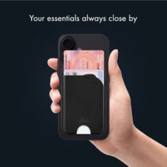 My Style MagSafe Compatible Magnet Card Holder with Stand Function Black - Afbeelding 6