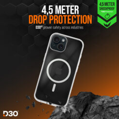 Striker X-Core - D3O Xtreme Impact Mag Case - Clear - Apple iPhone 13/14/15 - Afbeelding 2