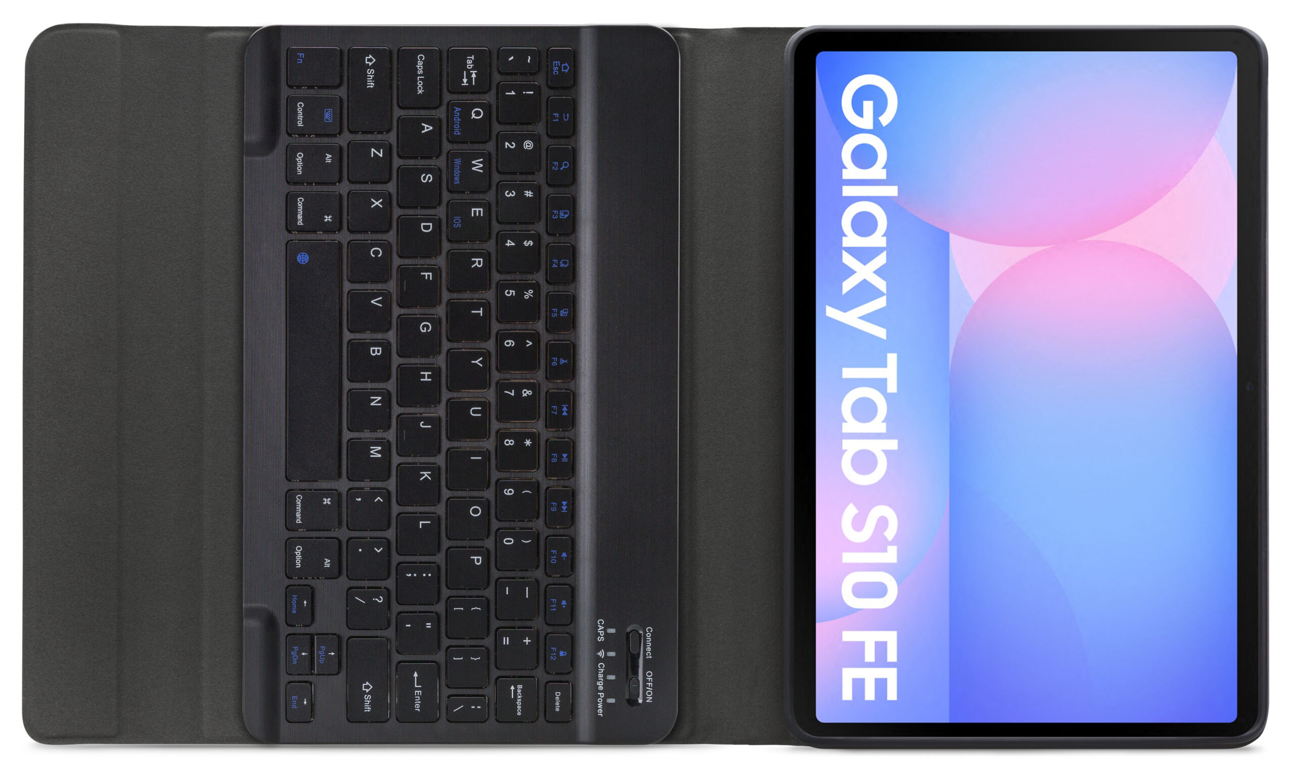 Mobilize Detachable Bluetooth Keyboard Case Samsung Galaxy Tab S10 FE 11/S10 Lite Black QWERTY - Afbeelding 3