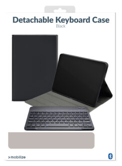 Mobilize Detachable Bluetooth Keyboard Case Samsung Galaxy Tab S10 FE 11/S10 Lite Black AZERTY - Afbeelding 8