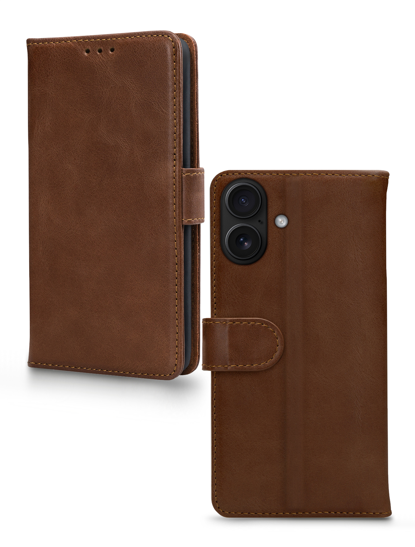 Mobilize Leather Wallet Apple iPhone 17 Brown