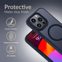 Mobilize MagSafe Compatible Hybrid Pro Case Apple iPhone 17 Pro/18 Pro Blue