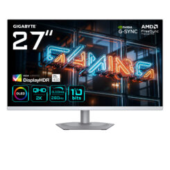 GIGABYTE MO27Q2A ICE OLED computer monitor 68,6 cm (27") 2560 x 1440 Pixels Quad HD QD-OLED Wit