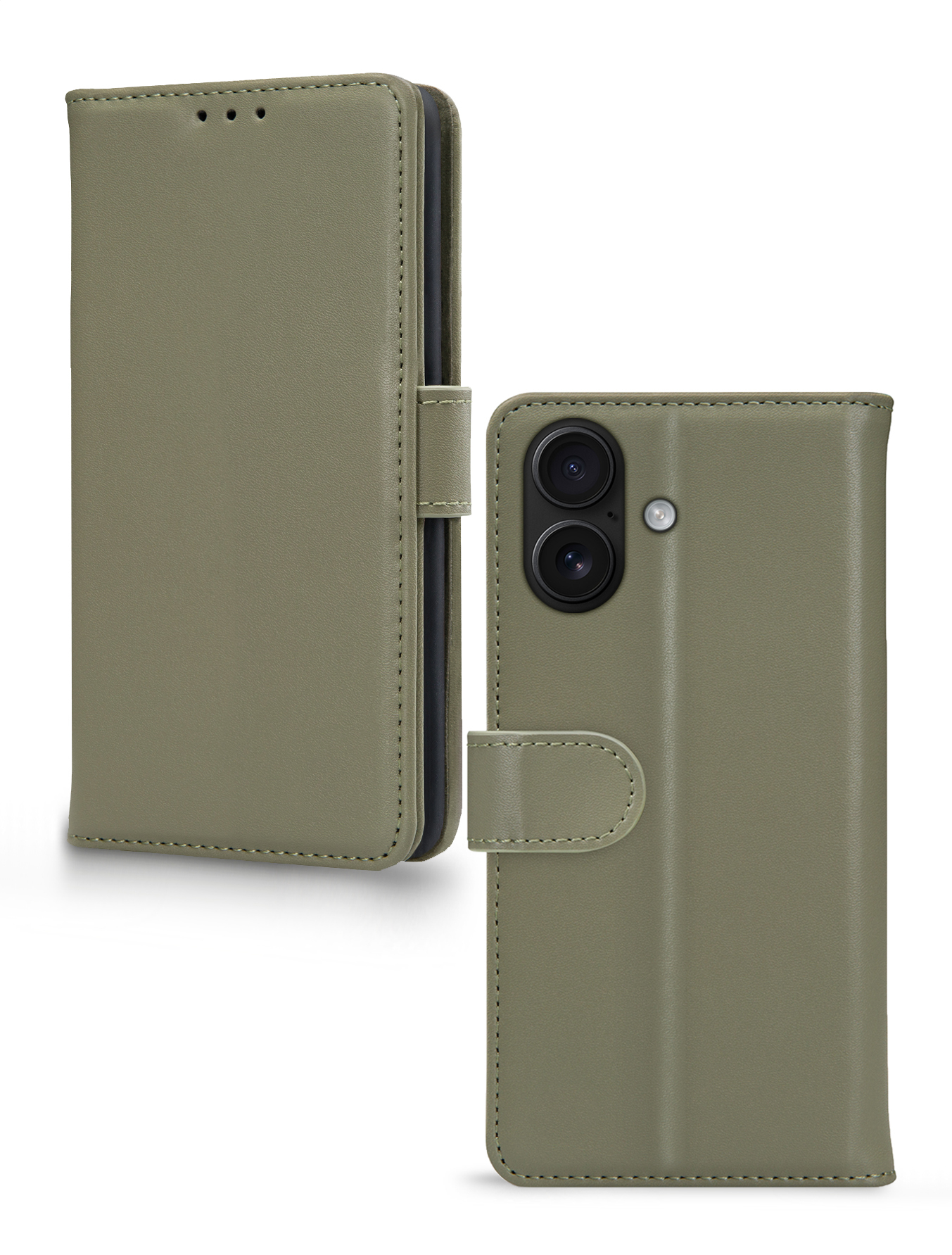 Mobilize Premium Gelly Wallet Book Case Apple iPhone 17 Green