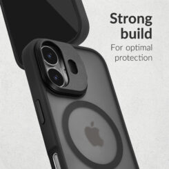 Mobilize MagSafe Compatible Hybrid Pro Case with Camera Stand Apple iPhone 13/14/15 Black - Afbeelding 3