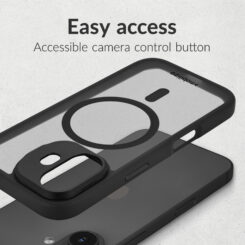 Mobilize MagSafe Compatible Hybrid Pro Case with Camera Stand Apple iPhone 13/14/15 Black - Afbeelding 6