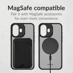 Mobilize MagSafe Compatible Hybrid Pro Case with Camera Stand Apple iPhone 15 Pro Black - Afbeelding 7