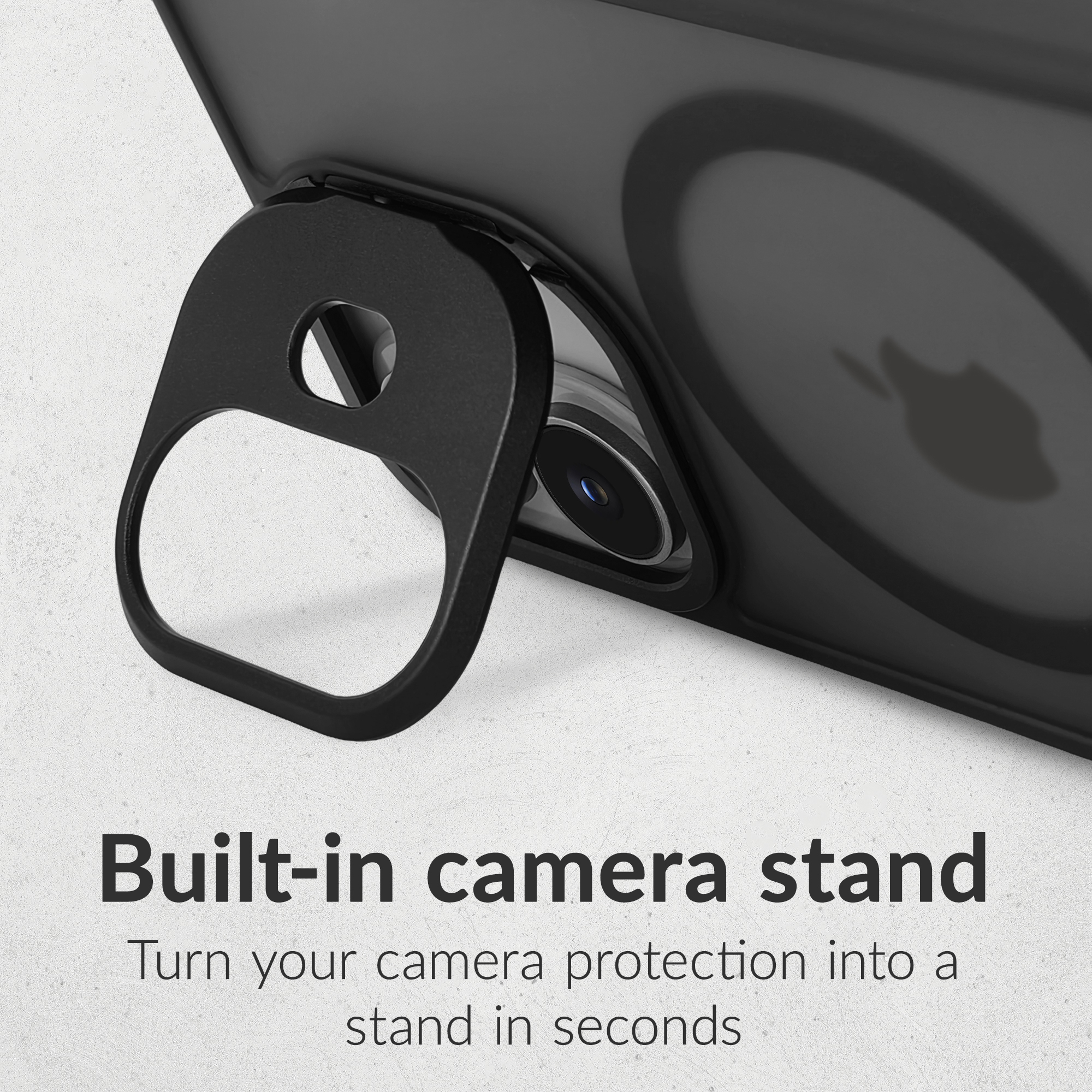 Mobilize MagSafe Compatible Hybrid Pro Case with Camera Stand Apple iPhone 17 Black