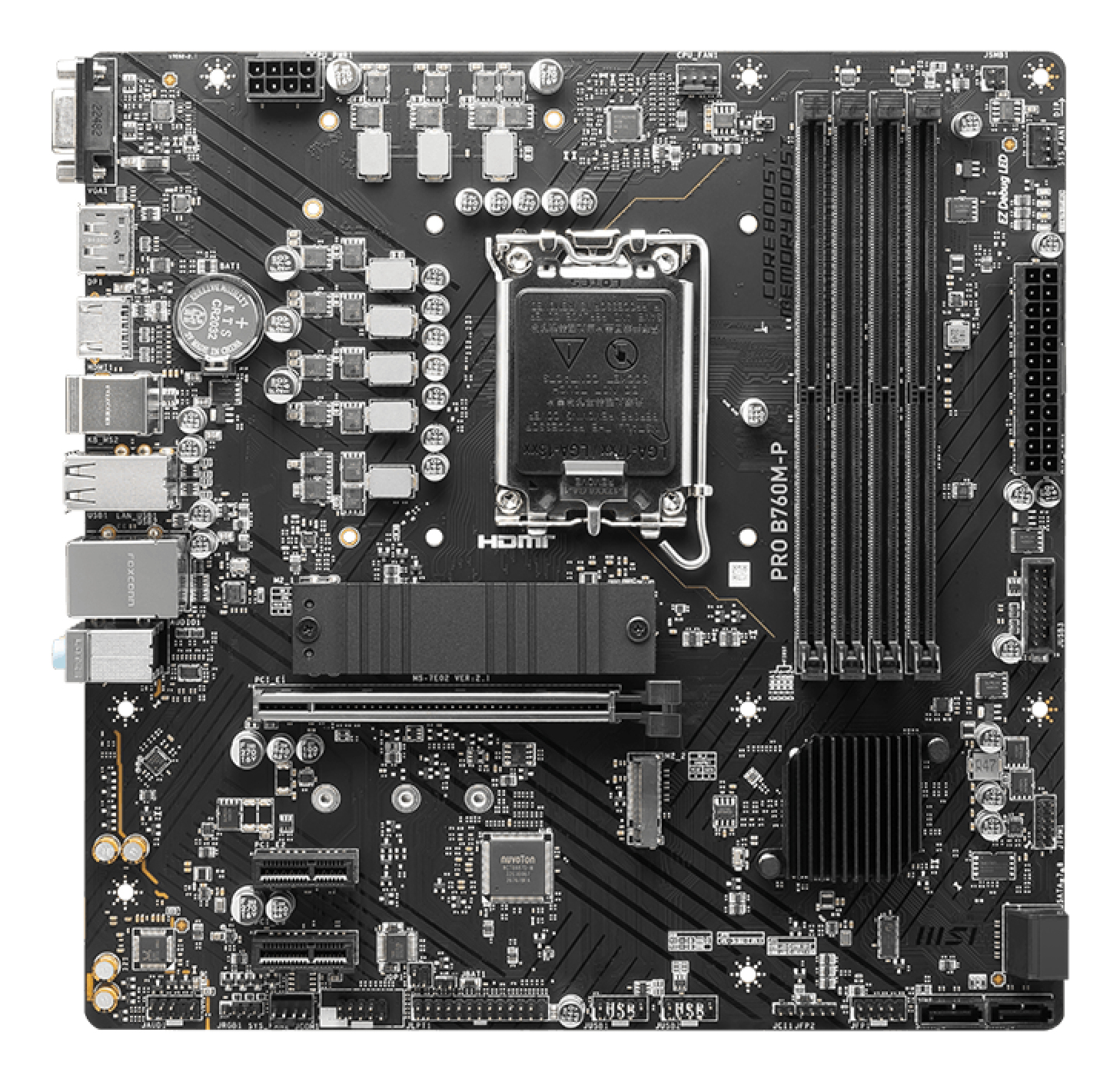 MSI PRO B760M-P moederbord Intel B760 LGA 1700 micro ATX - Afbeelding 3