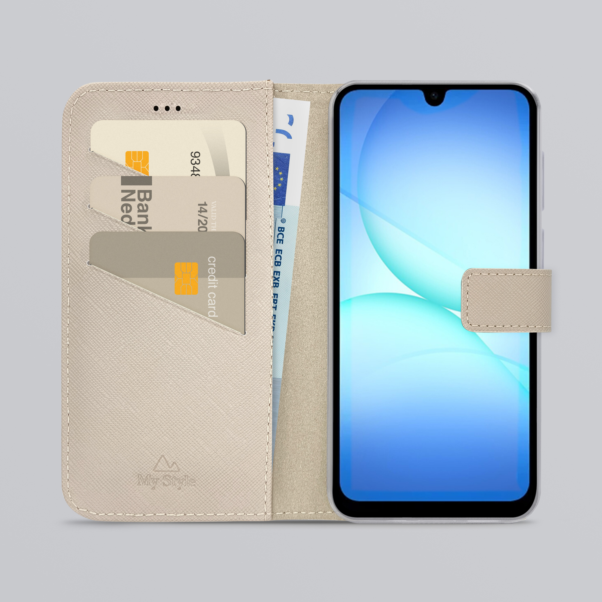 My Style Flex Wallet for Samsung Galaxy A26 5G/A17 (4G/5G)/A18 5G Warm Taupe
