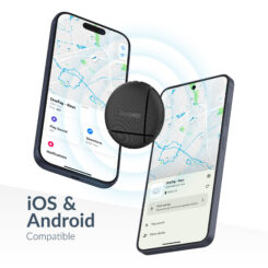 Beeep OneTag Apple Find My & Android Tracker Black & Keychain Black - 1 pack - Afbeelding 2