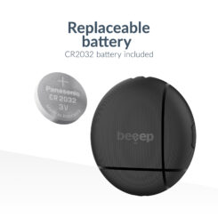 Beeep OneTag Apple Find My & Android Tracker Black & Keychain Black - 1 pack - Afbeelding 7