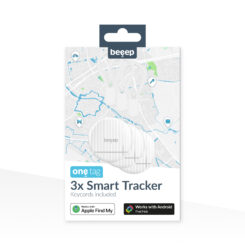 Beeep OneTag Apple Find My & Android Tracker White & Keychain White - 3 pack - Afbeelding 9