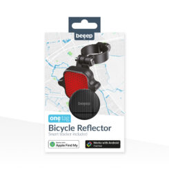 Beeep OneTag Apple Find My & Android Tracker Black & Bicycle Reflector - Afbeelding 9