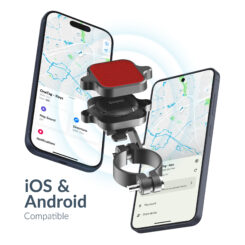 Beeep OneTag Apple Find My & Android Tracker Black & Bicycle Reflector - Afbeelding 2