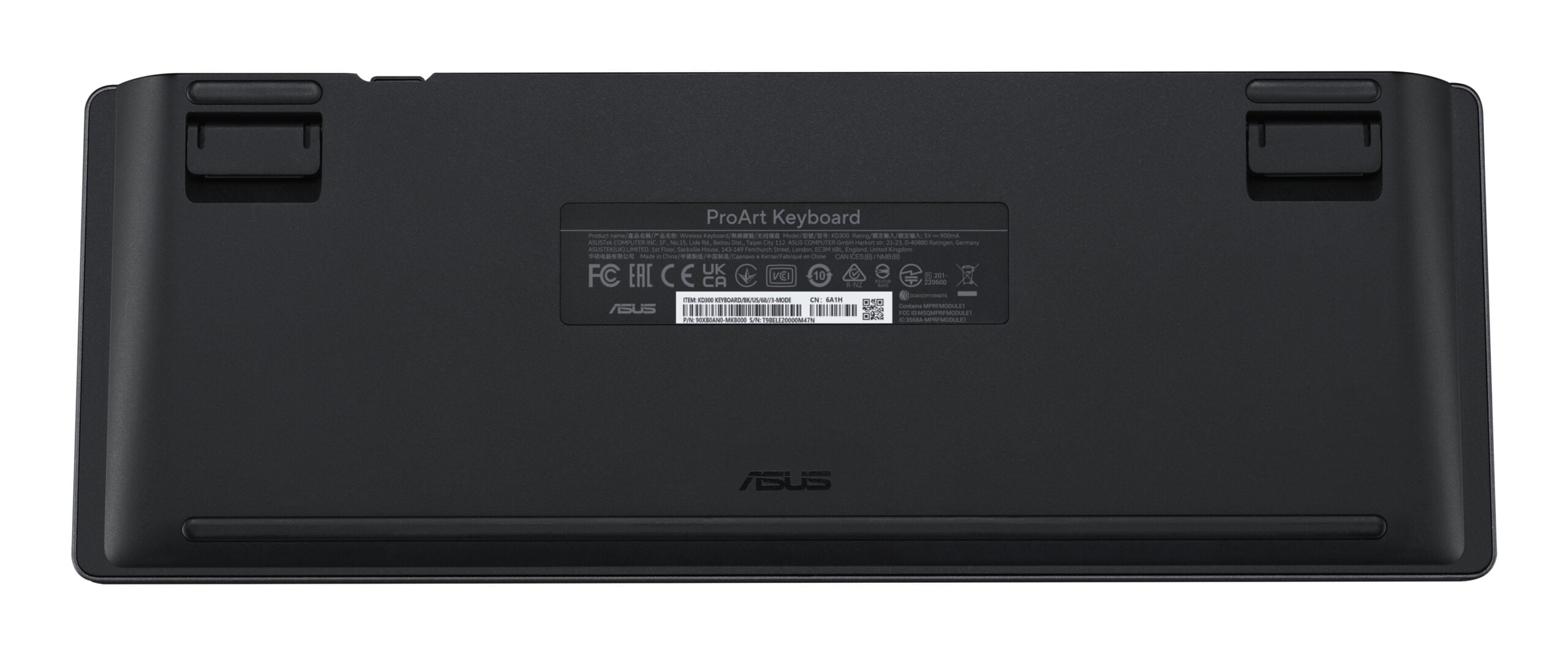 ASUS ProArt Keyboard KD300 toetsenbord Thuis/Werk USB + RF Wireless + Bluetooth Zwart - Afbeelding 6