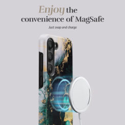 MIO Green Marble Magsafe Compatible for Samsung S26 5G - Afbeelding 2