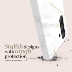 MIO White Marble Magsafe Compatible for Samsung S26 5G - Afbeelding 3