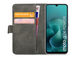 Mobilize Classic Gelly Wallet Book Case Motorola Moto G06/G06 Power Black - Afbeelding 2