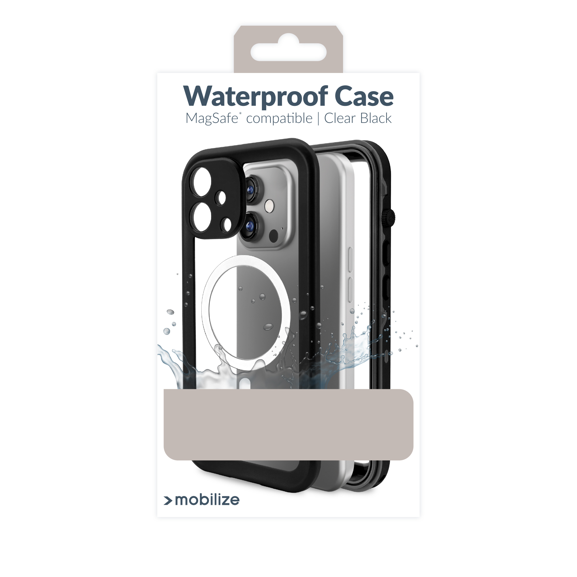 Mobilize MagSafe Compatible Waterproof Case Apple iPhone 16e/17e Clear/Black - Afbeelding 8