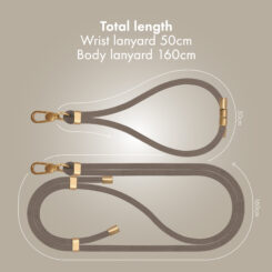 My Style Body & Wrist (2-Pack) Lanyard Set - Taupe - Afbeelding 6