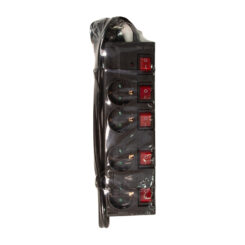 LogiLink LPS251 power uitbreiding 1,5 m 4 AC-uitgang(en) Binnen Zwart - Afbeelding 4