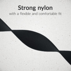 Mobilize Nylon Watch Band - Elastic - for Apple 42/44/45/49mm - Black - Afbeelding 4