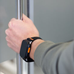 Mobilize Nylon Watch Band - Elastic - for Apple 42/44/45/49mm - Black - Afbeelding 6