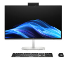 HP EliteStudio 8 G1i AI Wolf Pro Security Edition Intel Core Ultra 5 235 68,6 cm (27") 2560 x 1440 Pixels Touchscreen Alles-in-één-pc 16 GB DDR5-SDRAM 512 GB SSD Windows 11 Pro Wi-Fi 7 (802.11be) AI PC Zilver