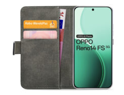 Mobilize Classic Gelly Wallet Book Case OPPO Reno14 F/Reno14 FS Black