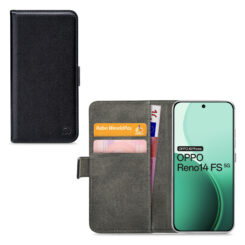 Mobilize Classic Gelly Wallet Book Case OPPO Reno14 F/Reno14 FS Black - Afbeelding 3