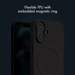 My Style Protective Flex Magsafe Compatible Case for Samsung Galaxy A57 5G Black - Afbeelding 5